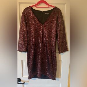Sequin mini dress